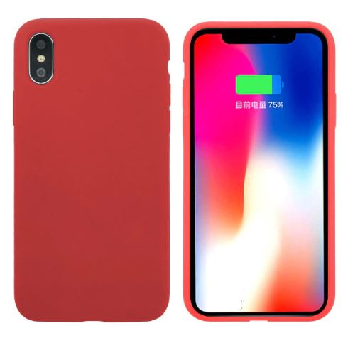 Θηκη Liquid Silicone για Apple iPhone Xs Max Κοκκινη