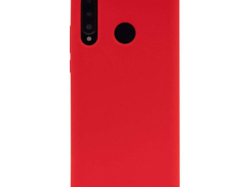 Θηκη Liquid Silicone για Huawei P30 lite Κοκκινη