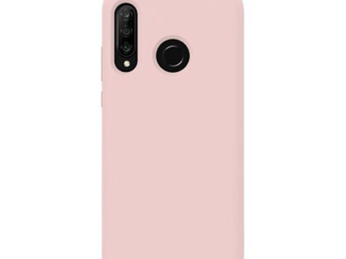 Θηκη Liquid Silicone για Huawei P30 lite Ροζ