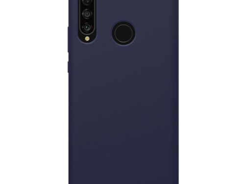 Θηκη Liquid Silicone για Huawei P30 lite Σκουρο Μπλε