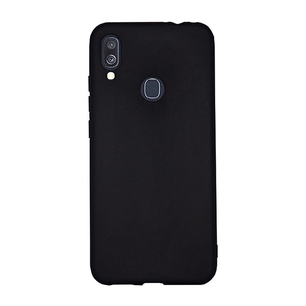 Θηκη Liquid Silicone για Samsung A405 Galaxy A40 Μαυρη