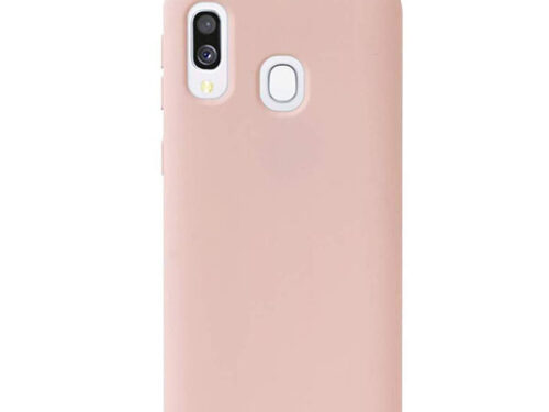 Θηκη Liquid Silicone για Samsung A405 Galaxy A40 Ροζ