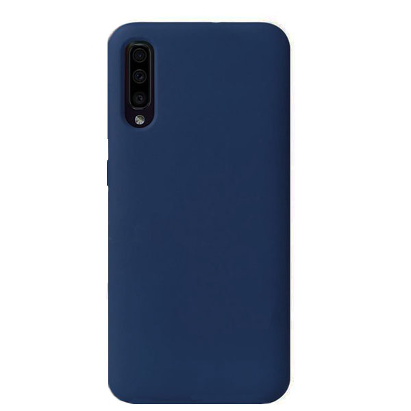 Θηκη Liquid Silicone για Samsung A505 Galaxy A50 Σκουρο Μπλε