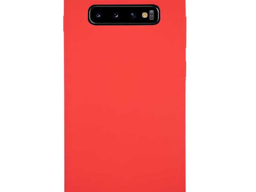 Θηκη Liquid Silicone για Samsung G975 Galaxy S10+ Κοκκινη