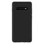 Θηκη Liquid Silicone για Samsung G975 Galaxy S10+ Μαυρη