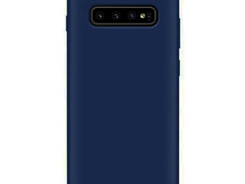 Θηκη Liquid Silicone για Samsung G975 Galaxy S10+ Σκουρο Μπλε