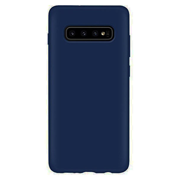 Θηκη Liquid Silicone για Samsung G975 Galaxy S10+ Σκουρο Μπλε