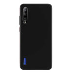 Θηκη Liquid Silicone για Xiaomi Mi 9 Lite Μαυρη