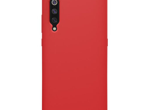 Θηκη Liquid Silicone για Xiaomi Mi 9 Κοκκινη