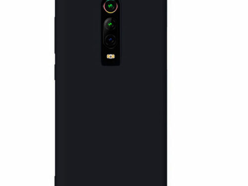Θηκη Liquid Silicone για Xiaomi Mi 9T / Mi 9T Pro Μαυρη