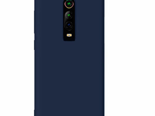 Θηκη Liquid Silicone για Xiaomi Mi 9T / Mi 9T Pro Σκουρο Μπλε