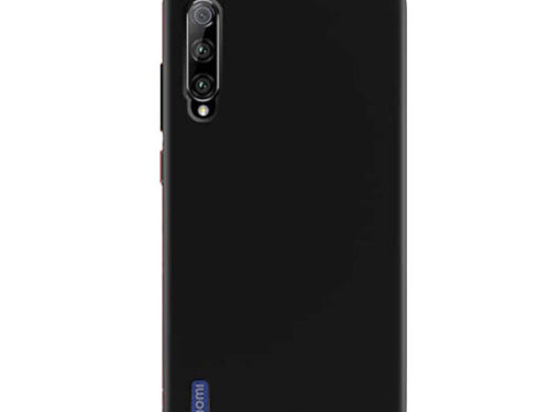 Θηκη Liquid Silicone για Xiaomi Mi A3 Μαυρη