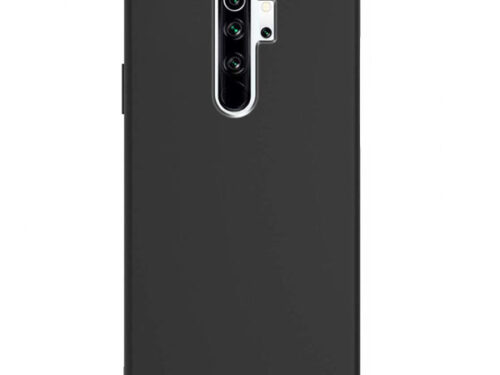 Θηκη Liquid Silicone για Xiaomi Redmi Note 8 Pro Μαυρη