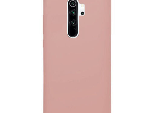 Θηκη Liquid Silicone για Xiaomi Redmi Note 8 Pro Ροζ