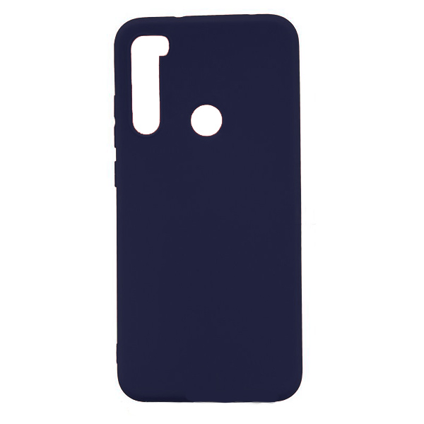 Θηκη Liquid Silicone για Xiaomi Redmi Note 8 Σκουρο Μπλε