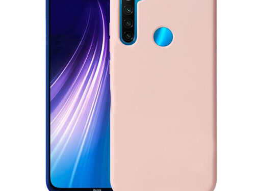 Θηκη Liquid Silicone για Xiaomi Redmi Note 8T Ροζ