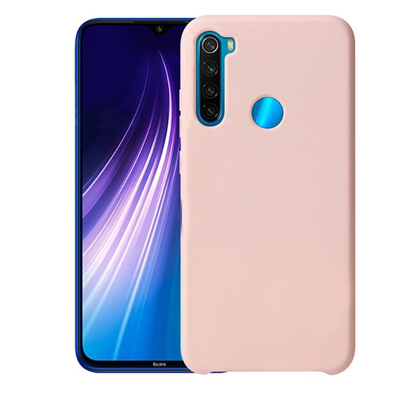 Θηκη Liquid Silicone για Xiaomi Redmi Note 8T Ροζ