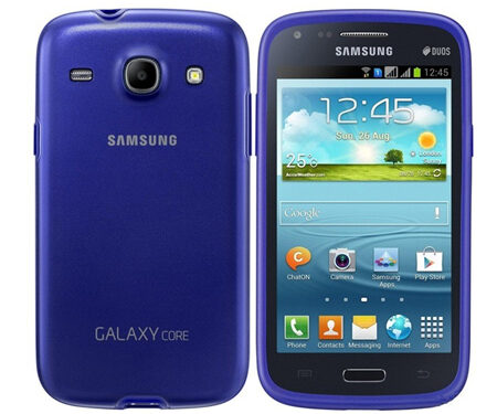 Θηκη Για Samsung I8260 - i8262 Galaxy Core Πισω Μερους Μπλε OR (EF-PI826BLEGWW)