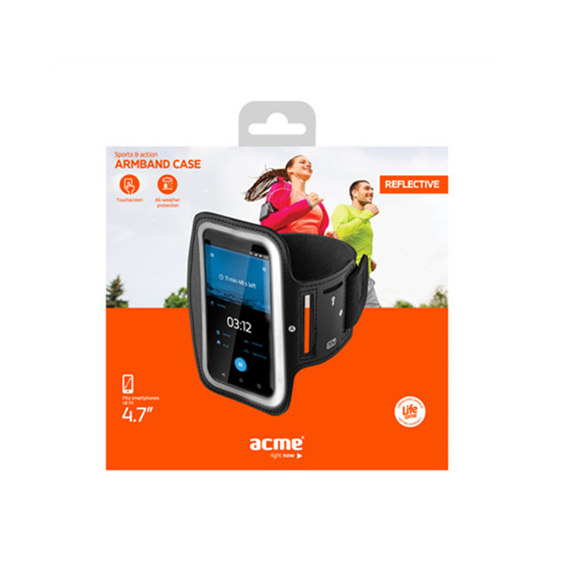 Θηκη Μπρατσου ACME Universal Μαυρη 4.7''