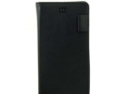 Θηκη Πορτοφολι Universal Με Βεντουζες XL Μαυρη 4.7'' - 5.2''