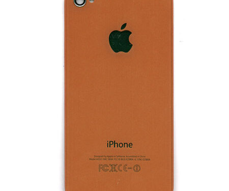 Καλυμμα Μπαταριας Για Apple iPhone 4 Πορτοκαλι OEM
