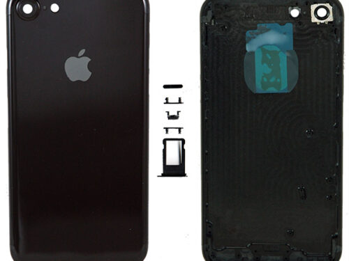 Καλυμμα Μπαταριας Για Apple iPhone 7+ Μαυρο Γυαλιστερο (Jet Black) Grade A