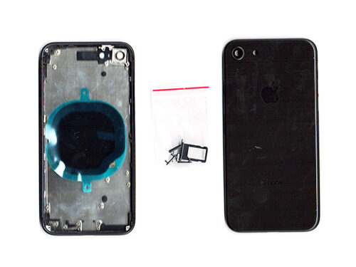 Καλυμμα Μπαταριας Για Apple iPhone 8+ Μαυρο Με Frame Grade A