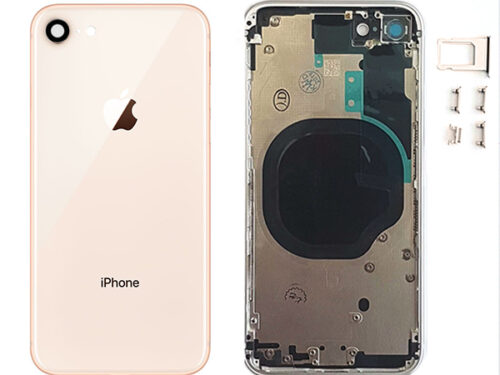 Καλυμμα Μπαταριας Για Apple iPhone 8+ Χρυσο Με Frame Grade A