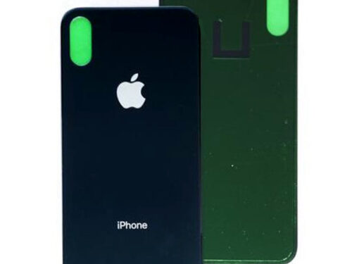 Καλυμμα Μπαταριας Για Apple iPhone X Μαυρο Τζαμι