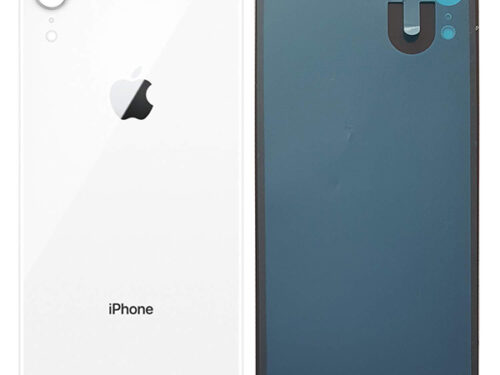 Καλυμμα Μπαταριας Για Apple iPhone XR Ασπρο Τζαμι