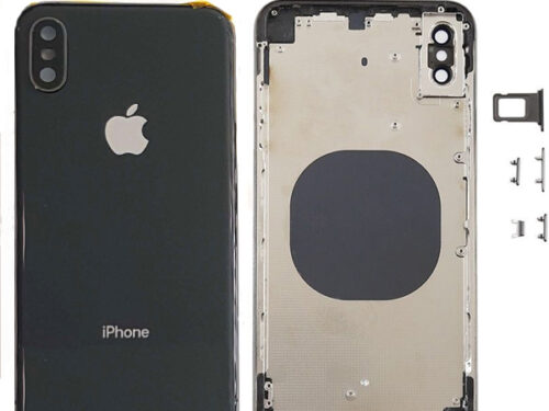 Καλυμμα Μπαταριας Για Apple iPhone XS Max Μαυρο Με Frame