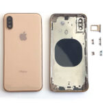 Καλυμμα Μπαταριας Για Apple iPhone XS Max Χρυσο Με Frame