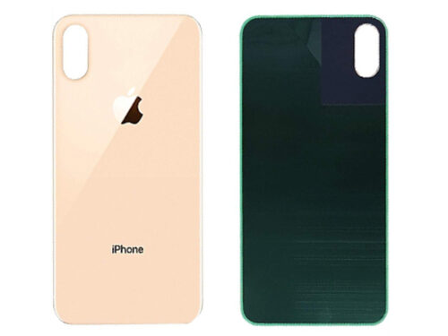Καλυμμα Μπαταριας Για Apple iPhone XS Max Χρυσο Τζαμι