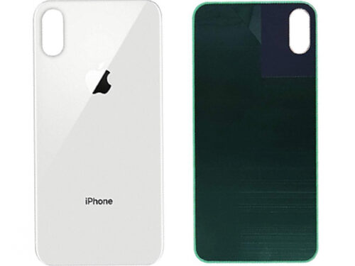 Καλυμμα Μπαταριας Για Apple iPhone XS Ασπρο Τζαμι