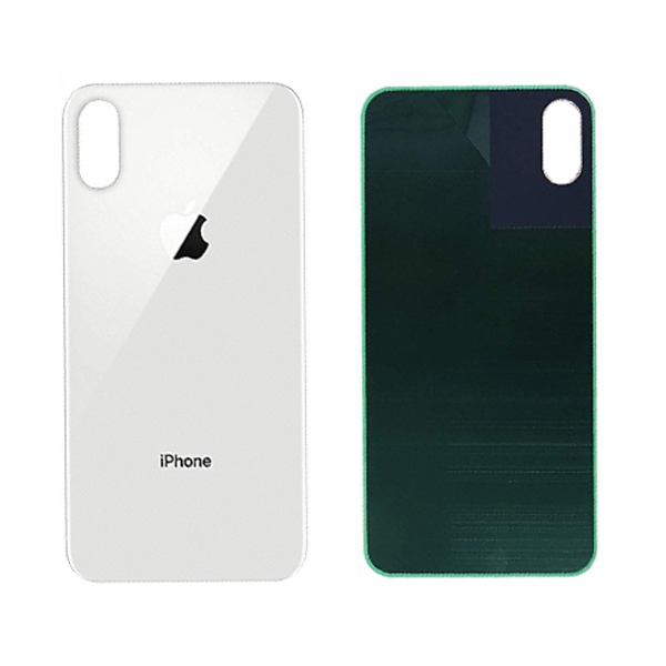 Καλυμμα Μπαταριας Για Apple iPhone XS Ασπρο Τζαμι