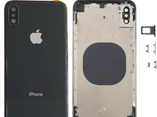 Καλυμμα Μπαταριας Για Apple iPhone XS Μαυρο Με Frame