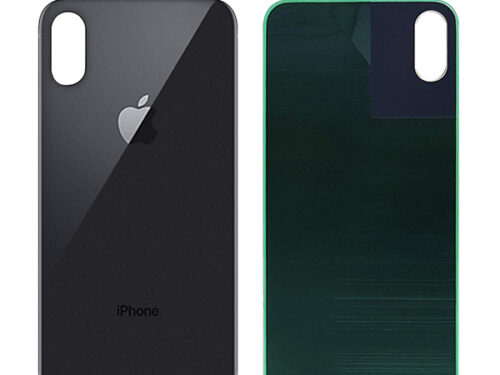 Καλυμμα Μπαταριας Για Apple iPhone XS Μαυρο Τζαμι